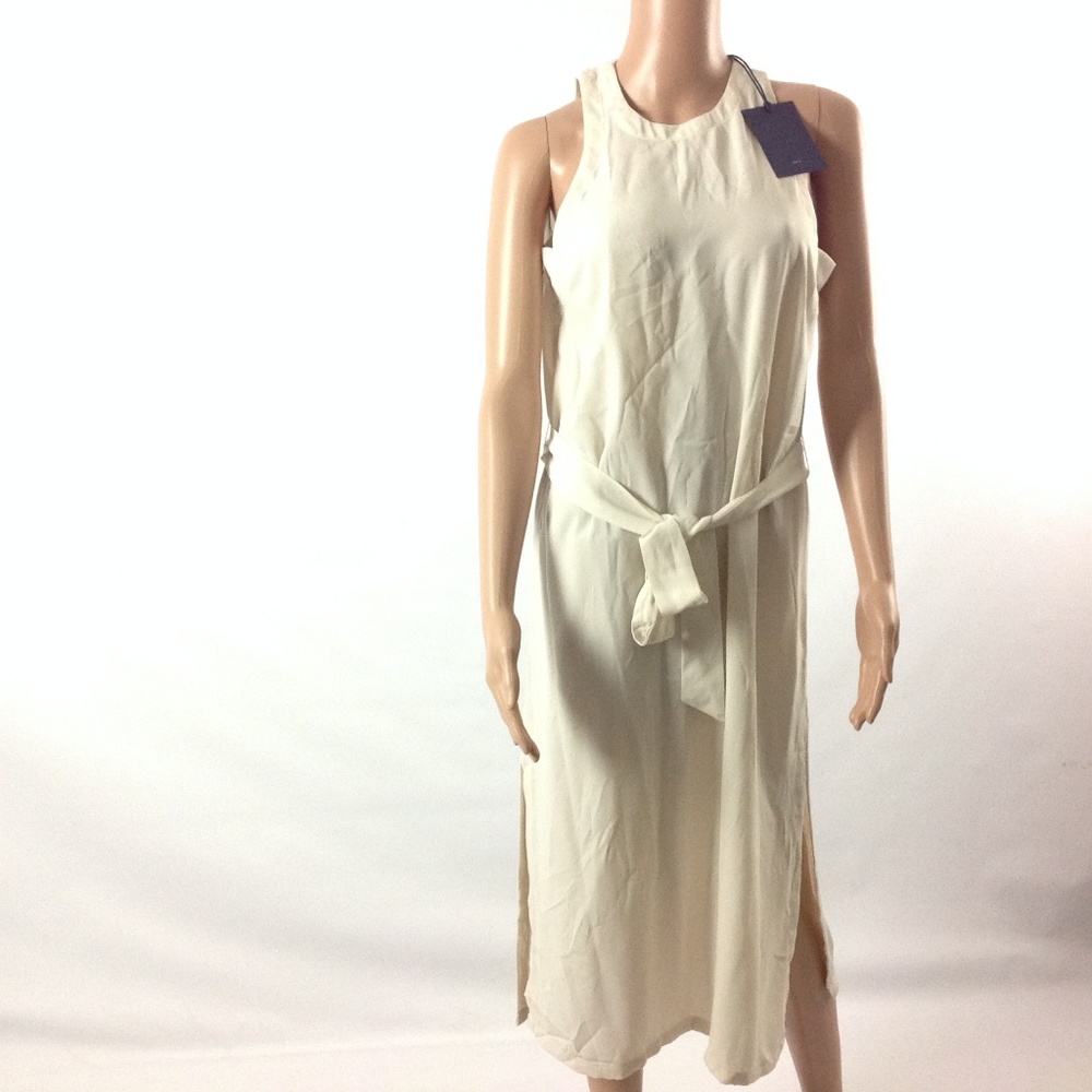 New Stelen Women's Semi Sheer Dress Tan Size S
